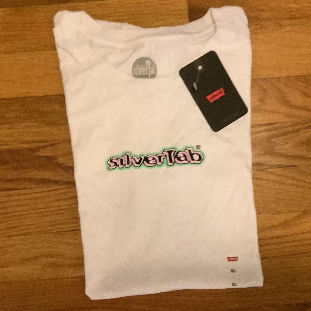 Levi's Silver Tab White Short Sleeve Tee